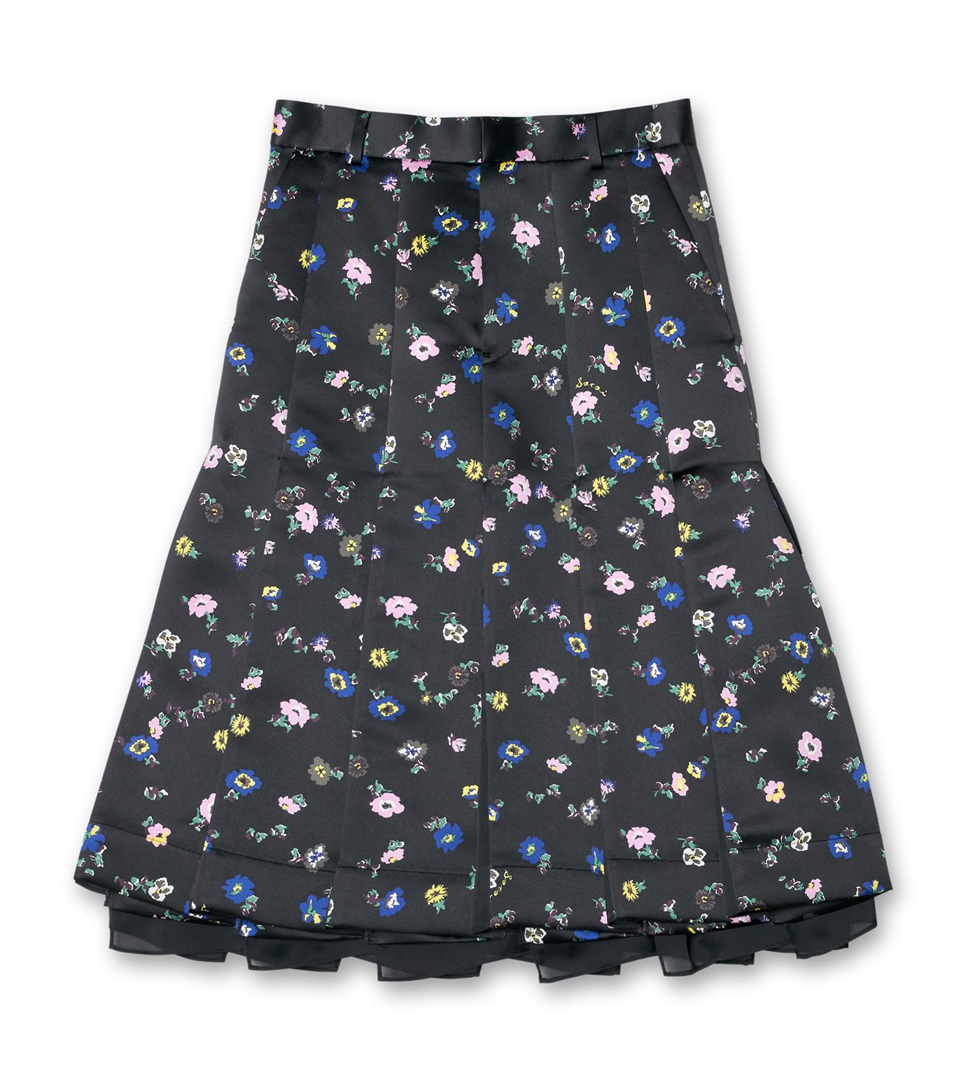 サカイ - sacai | Floral Print Skirt-Black-1の通販 | RESTIR リステア