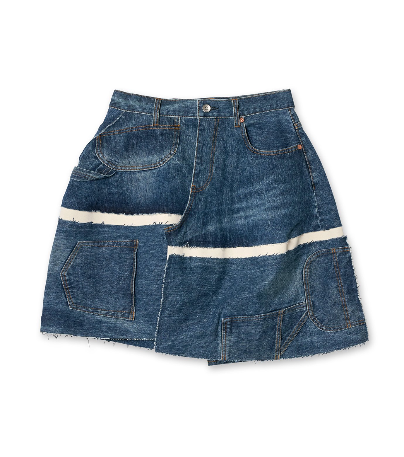 サカイ - sacai | Deconstructed Denim Skirt-Indigo-1の通販 | RESTIR