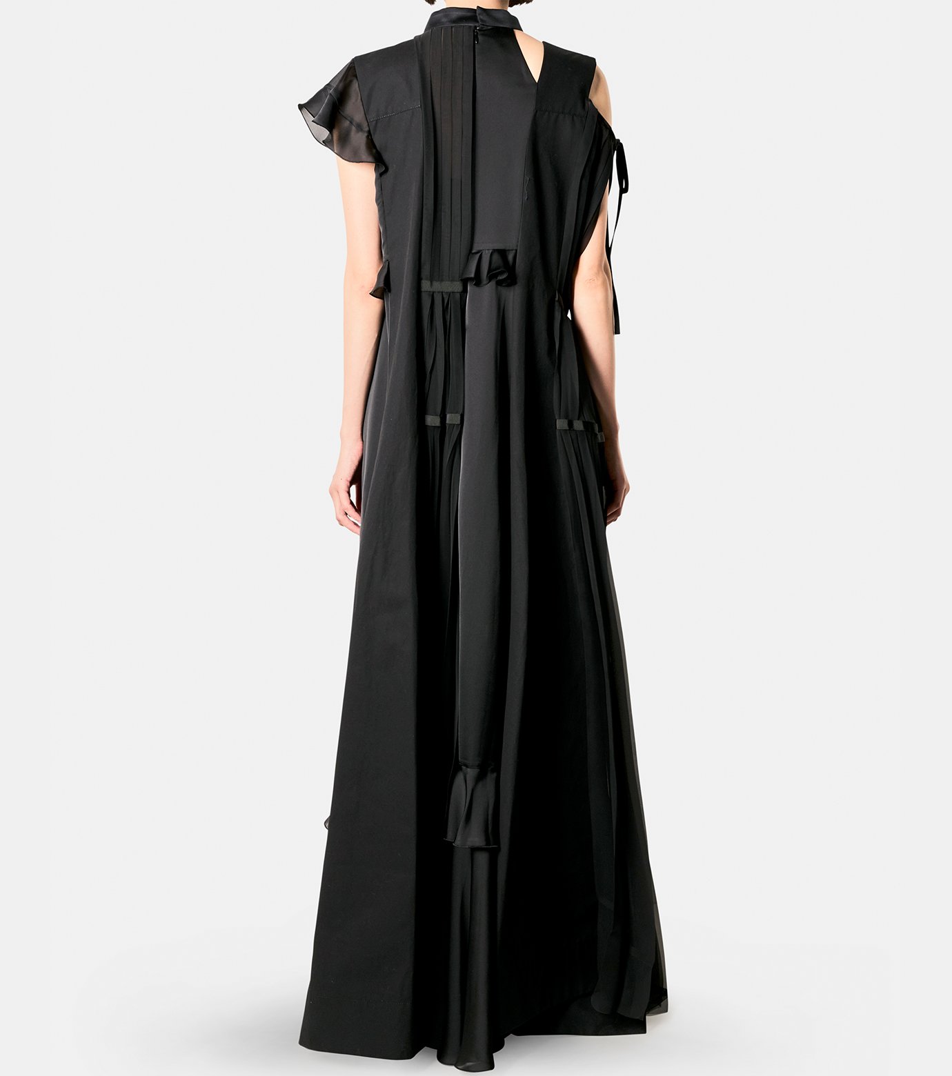 サカイ - sacai | Fabric Mix Maxi Dress-Black-1の通販 | RESTIR リステア