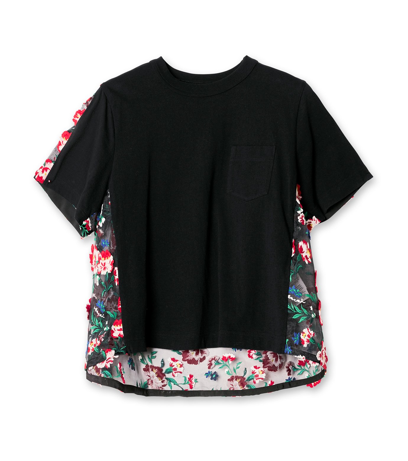 サカイ - sacai | Floral T-Shirt-Black-1の通販 | RESTIR リステア