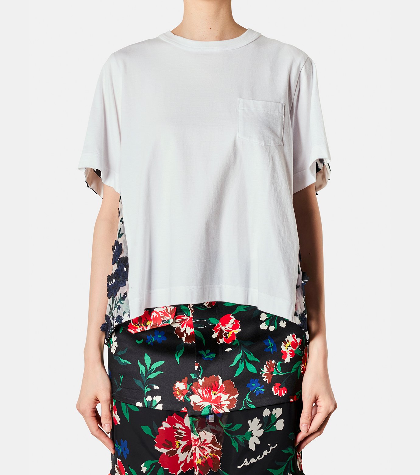 サカイ - sacai | Floral T-Shirt-White-1の通販 | RESTIR リステア
