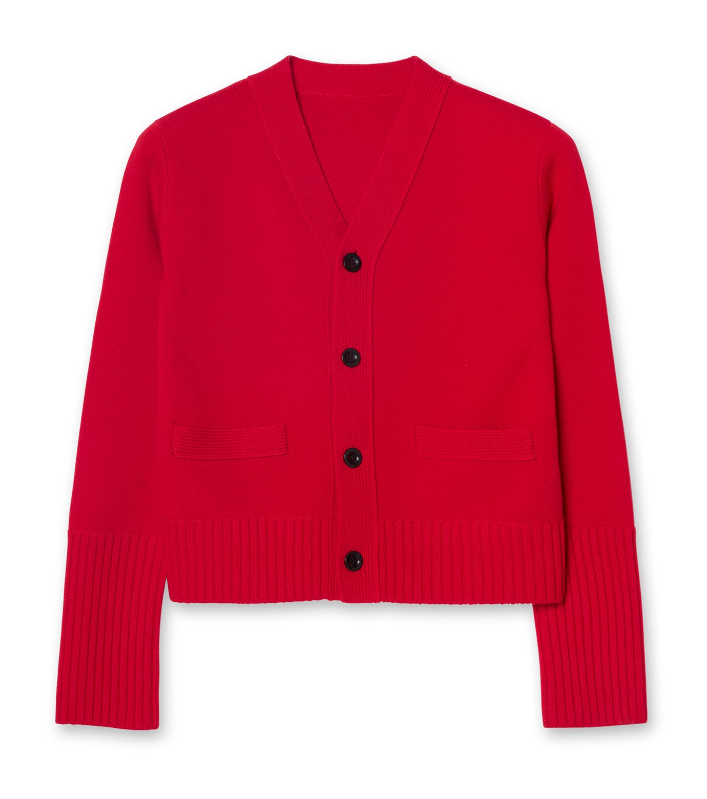 サカイ - sacai | Wool Knit Cardigan-Red-1の通販 | RESTIR リステア