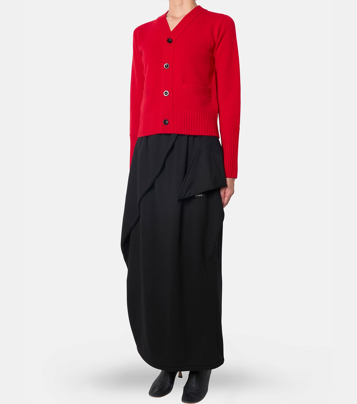 サカイ - sacai | Wool Knit Cardigan-Red-1の通販 | RESTIR リステア