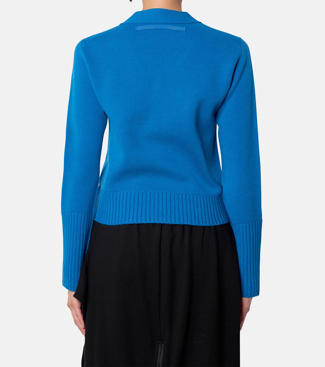 サカイ - sacai | Wool Knit Cardigan-Blue-1の通販 | RESTIR リステア