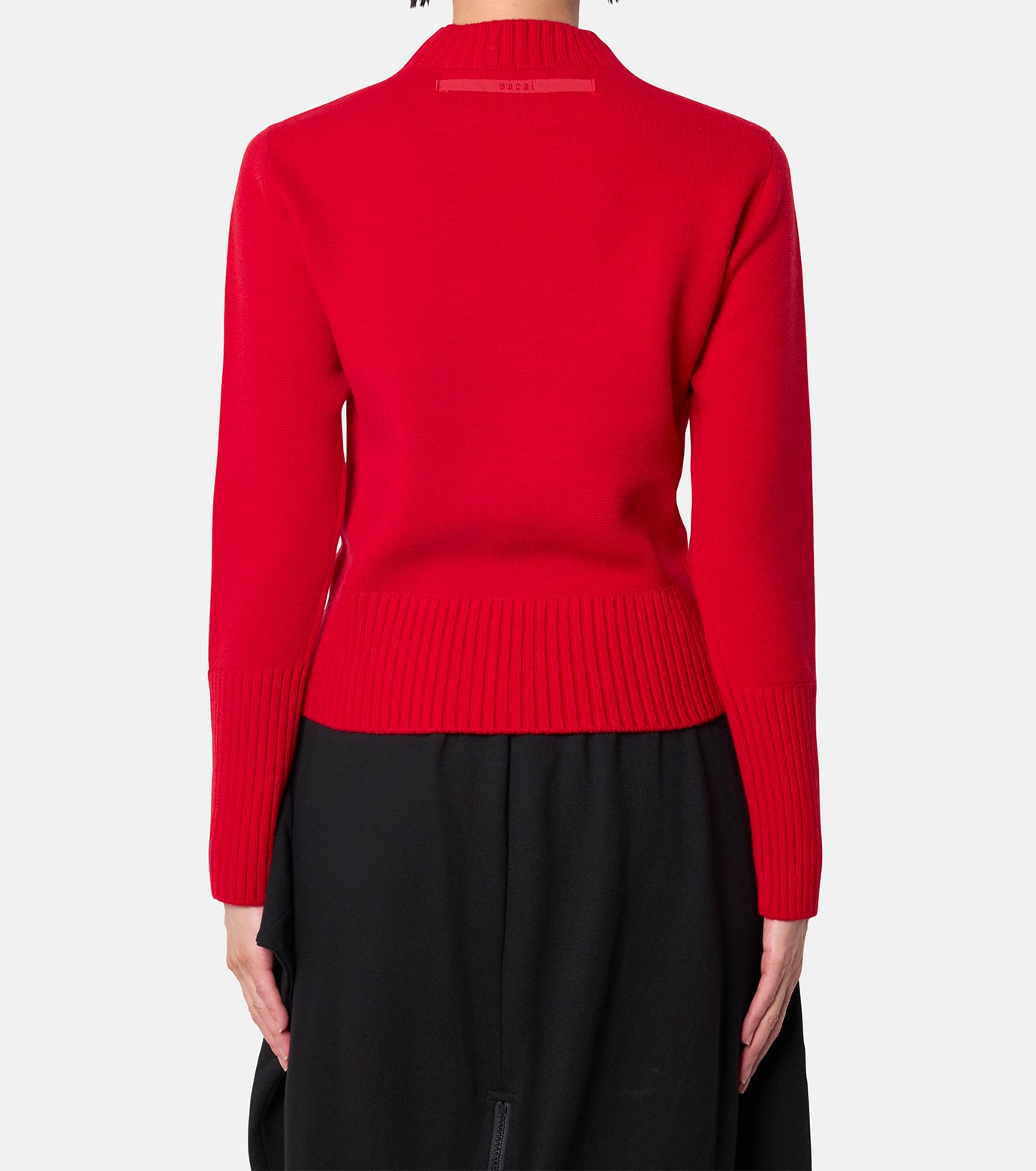 サカイ - sacai | Wool Knit Pullover-Red-1の通販 | RESTIR リステア