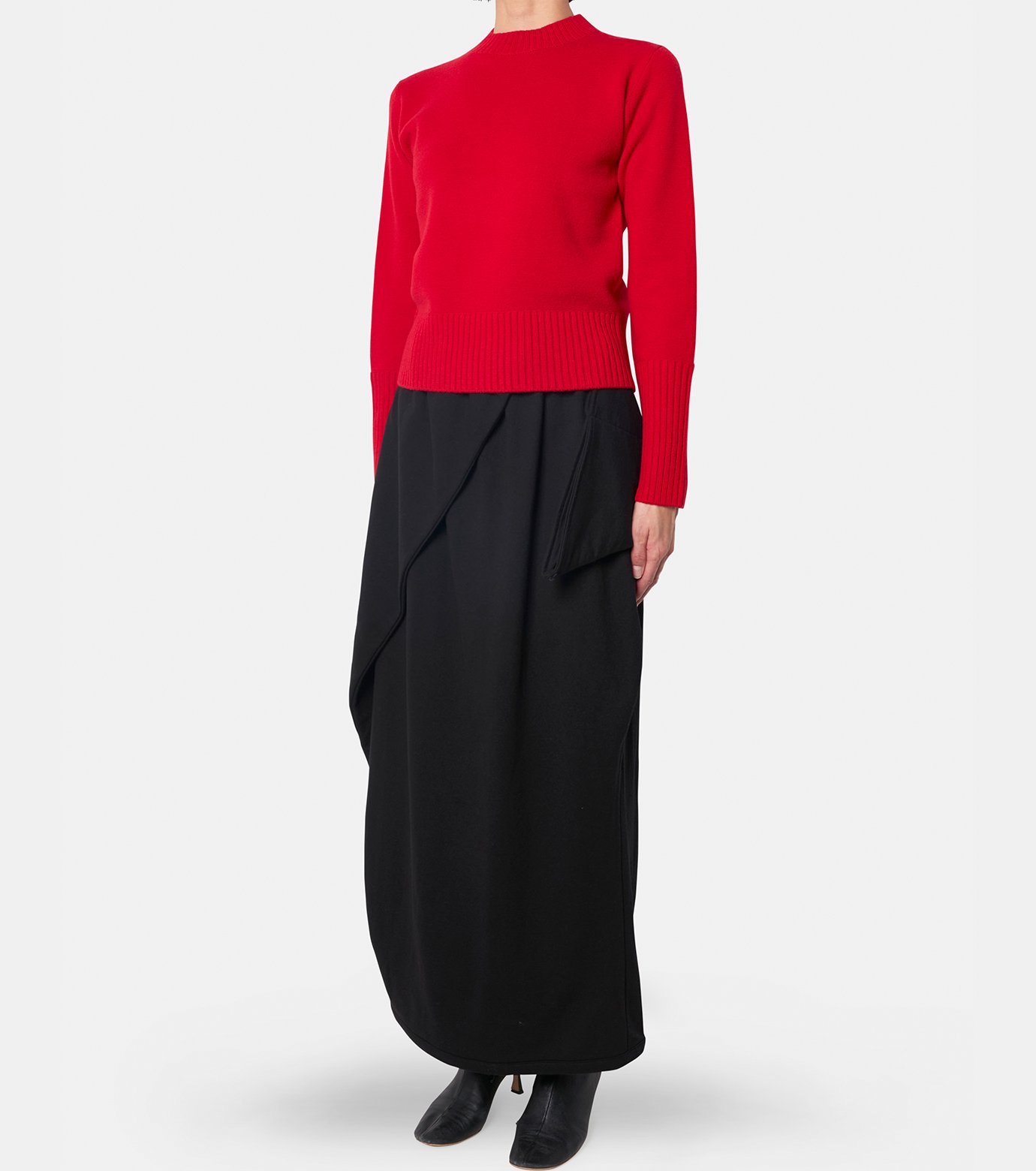 サカイ - sacai | Wool Knit Pullover-Red-1の通販 | RESTIR リステア