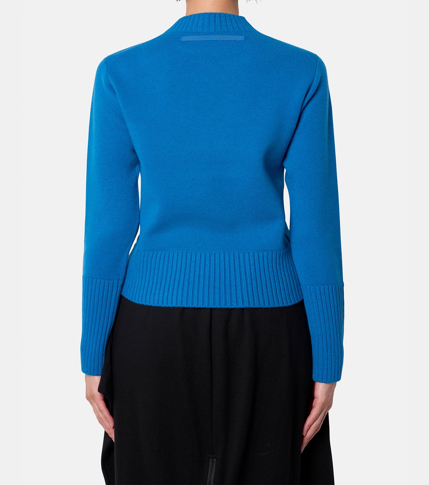 サカイ - sacai | Wool Knit Pullover-Blue-1の通販 | RESTIR リステア