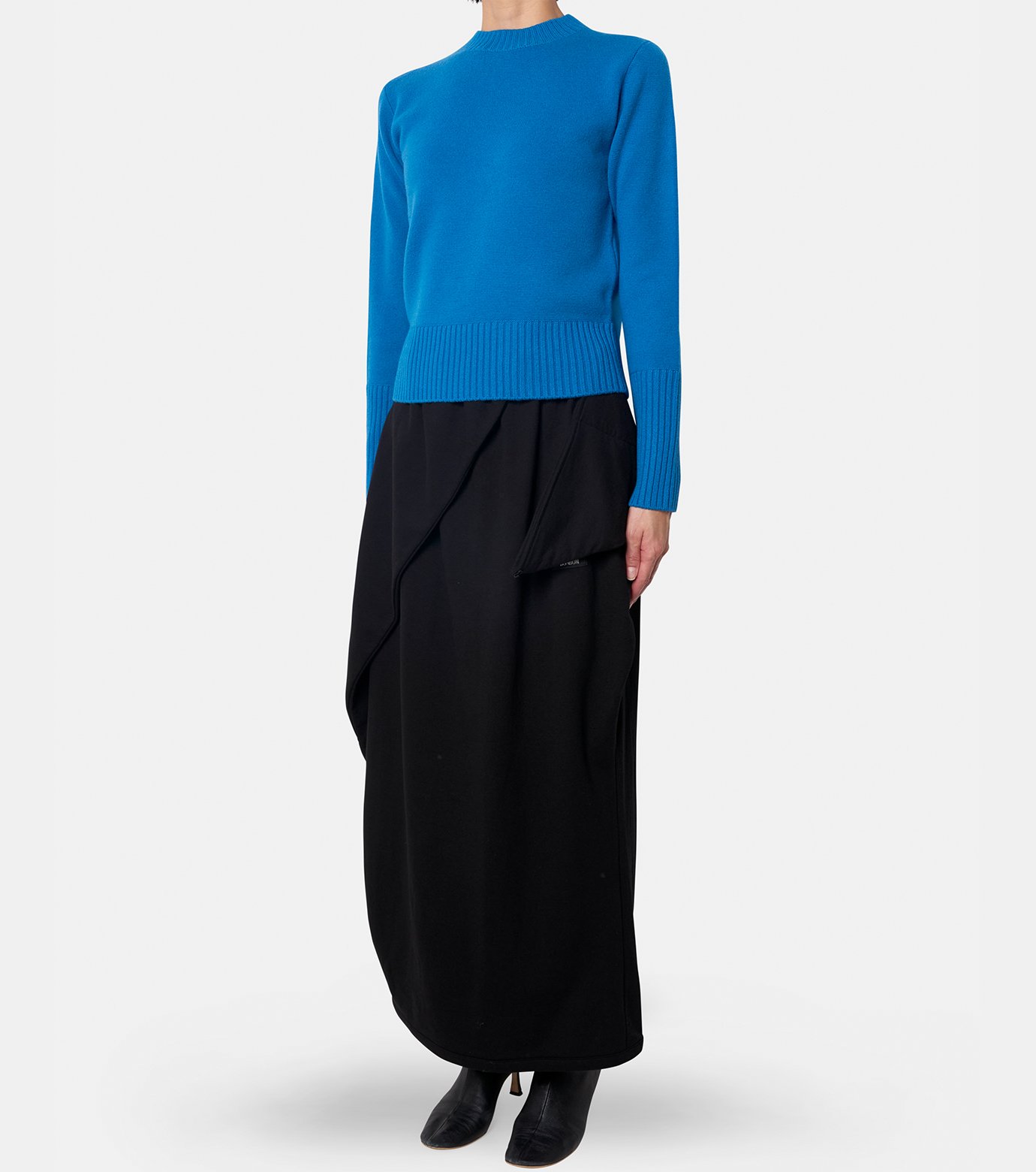 サカイ - sacai | Wool Knit Pullover-Blue-1の通販 | RESTIR リステア