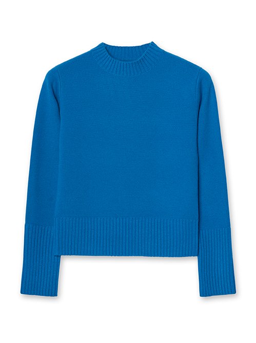 サカイ - sacai | Wool Knit Pullover-Blue-1の通販 | RESTIR リステア