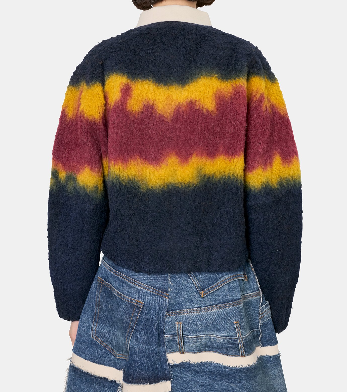 サカイ - sacai | Chusen-Dyed Knit Cardigan-Navy-1の通販 | RESTIR