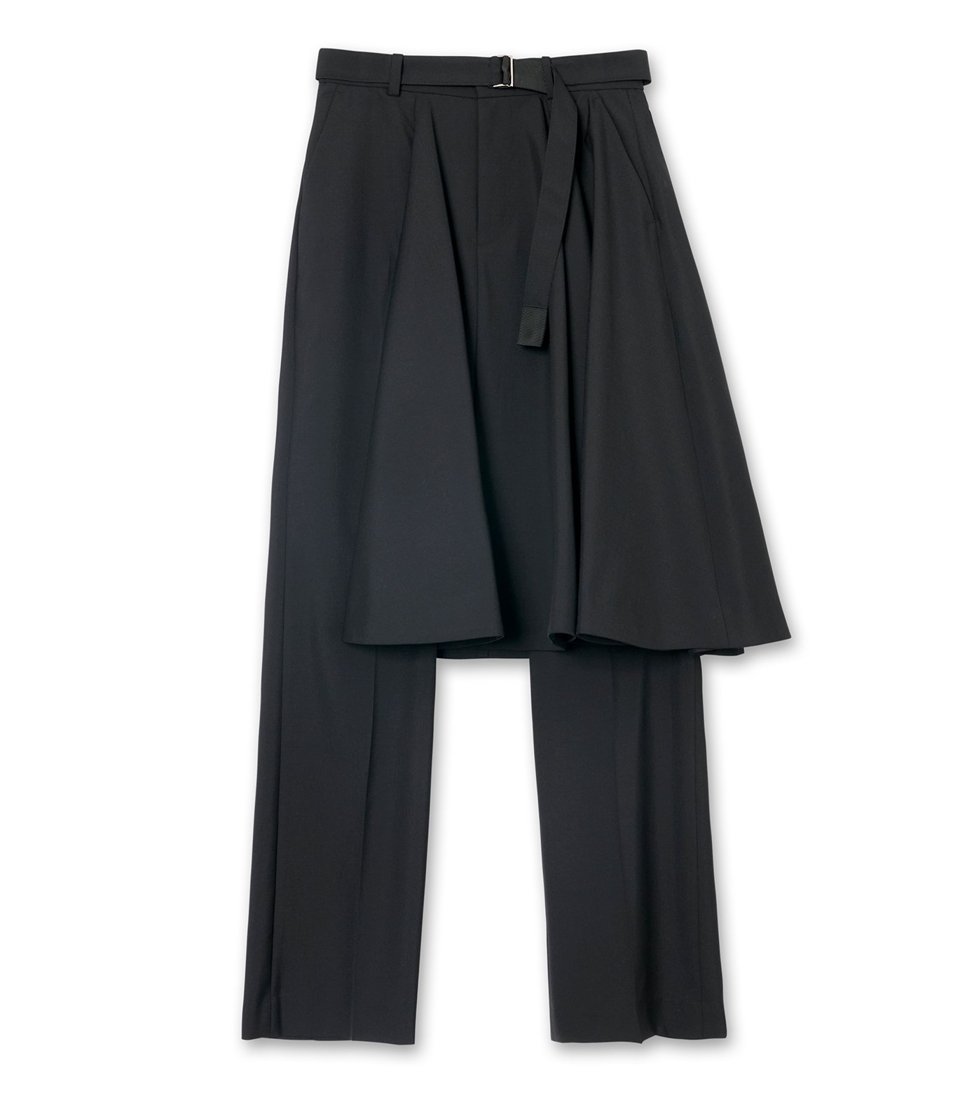 サカイ - sacai | Suiting Asymmetry Pants-Black-1の通販 | RESTIR 