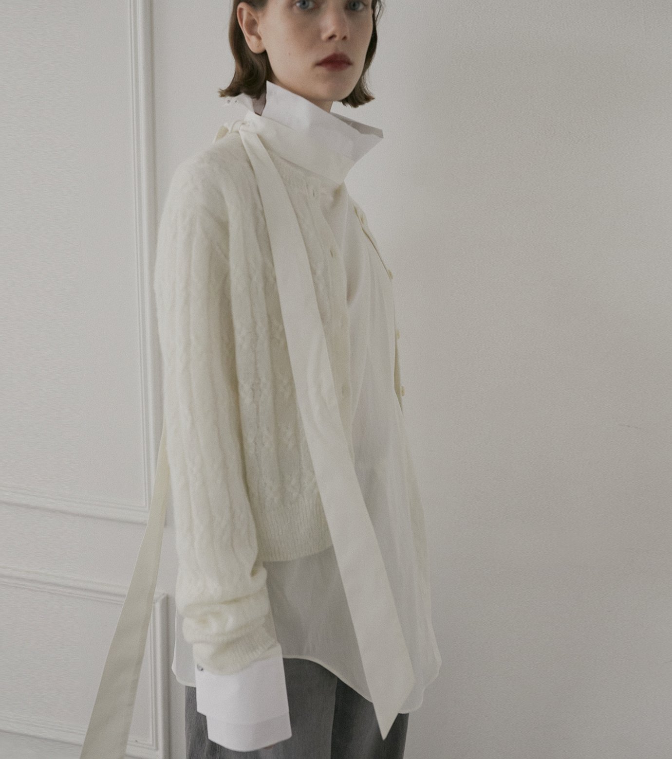 新品】LE CIEL BLEU モヘアカーディガン 【公式通販】