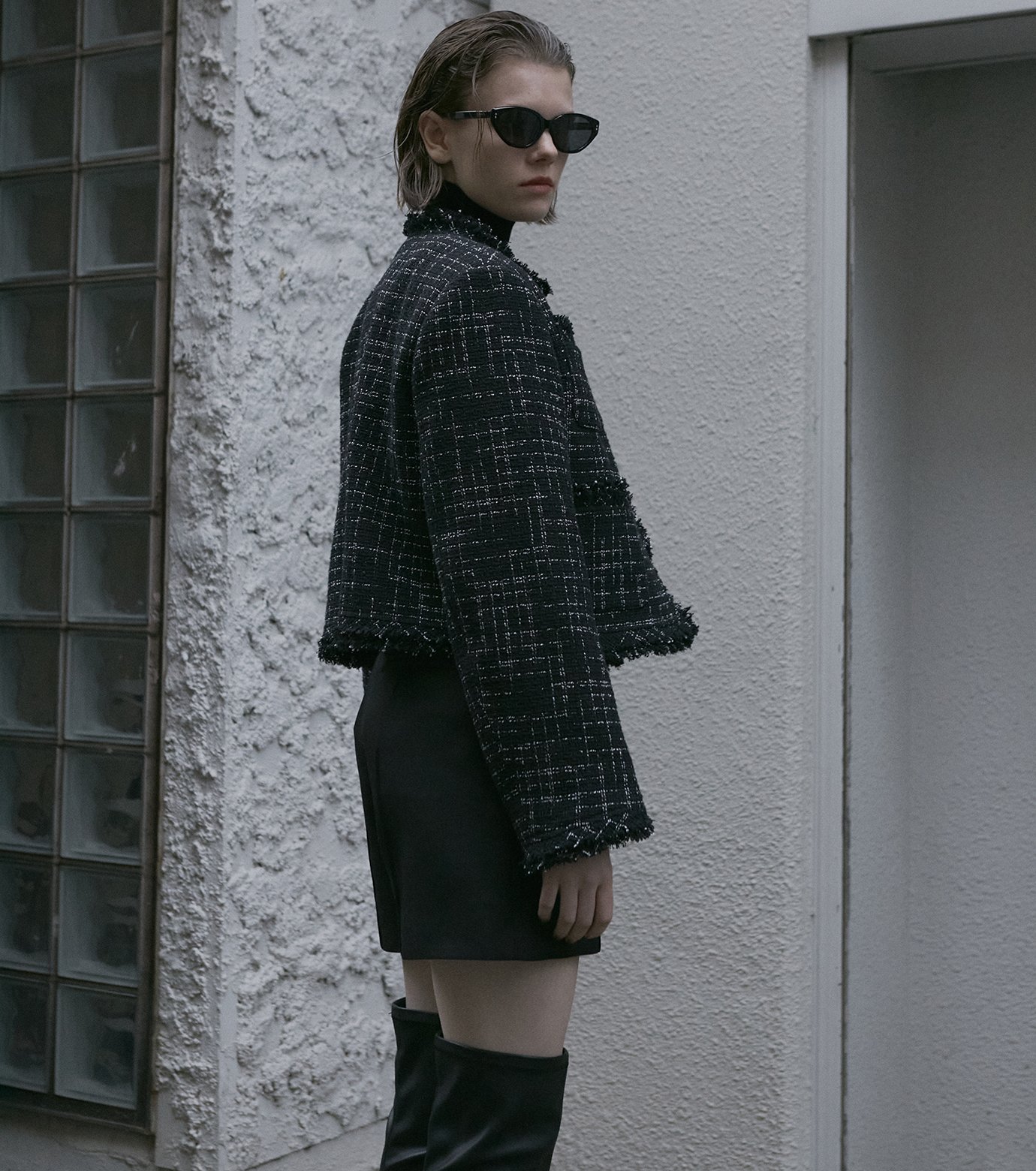 今期 LE CIEL BLEU Lustro Tweed Jacket 【公式通販】