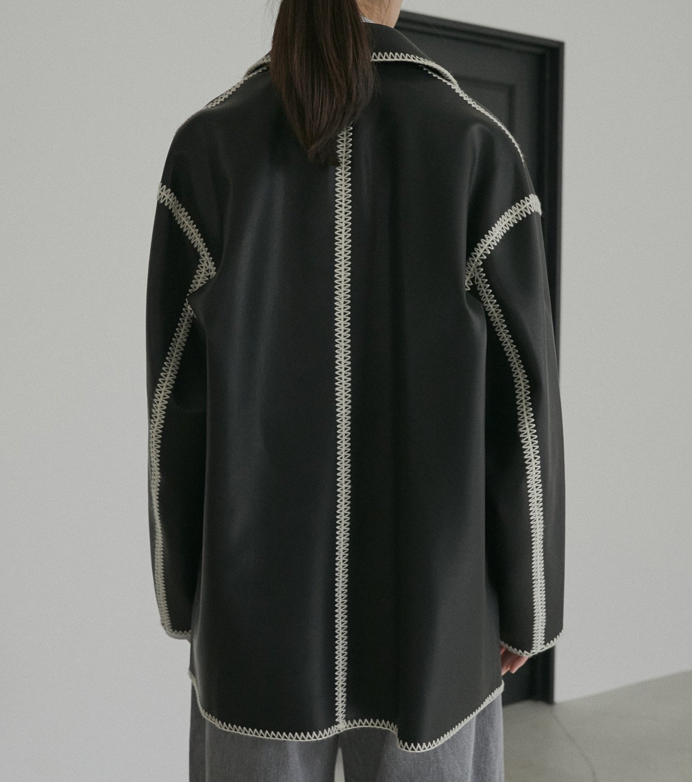 ル シェル ブルー - LE CIEL BLEU | Embroidery FauxLeather