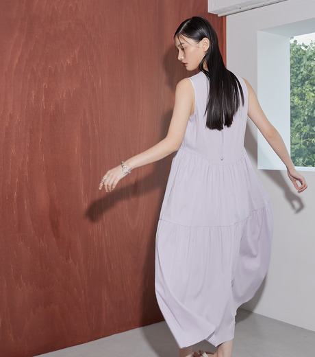 le ciel bleu ツイストテーラードドレス ル シェル ブルー - LE CIEL BLEU | Twisted Tailored | RESTIR