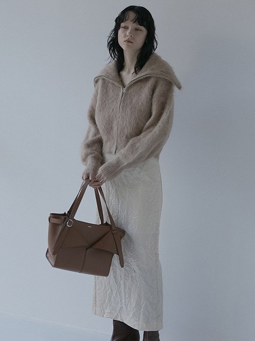 ル シェル ブルー - LE CIEL BLEU | Wrinkled Washed Satin