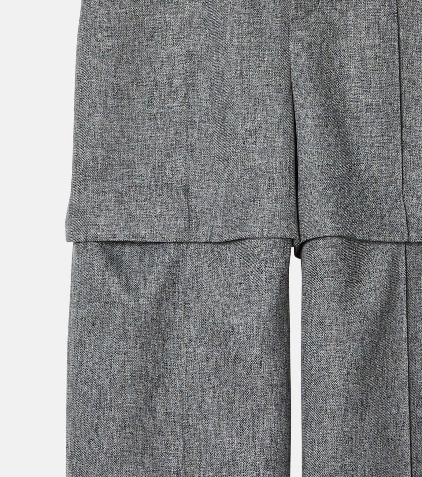 ル シェル ブルー - LE CIEL BLEU | 2Way Wide Pants-Gray-34の
