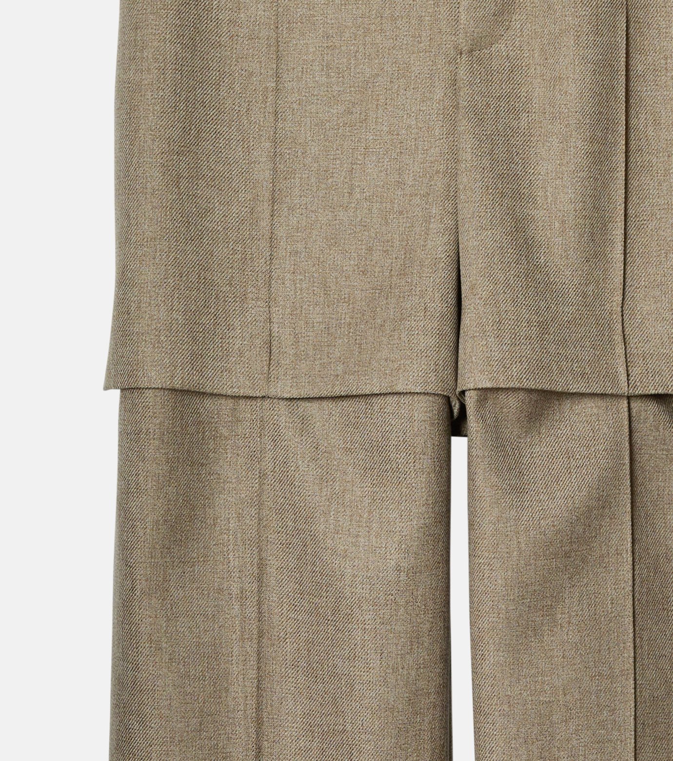 ル シェル ブルー - LE CIEL BLEU | 2Way Wide Pants-Khaki-34の