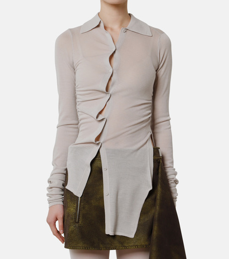 アイレネ - IRENE | Wool Sheer Twist Shirt Knit-Light | RESTIR リステア