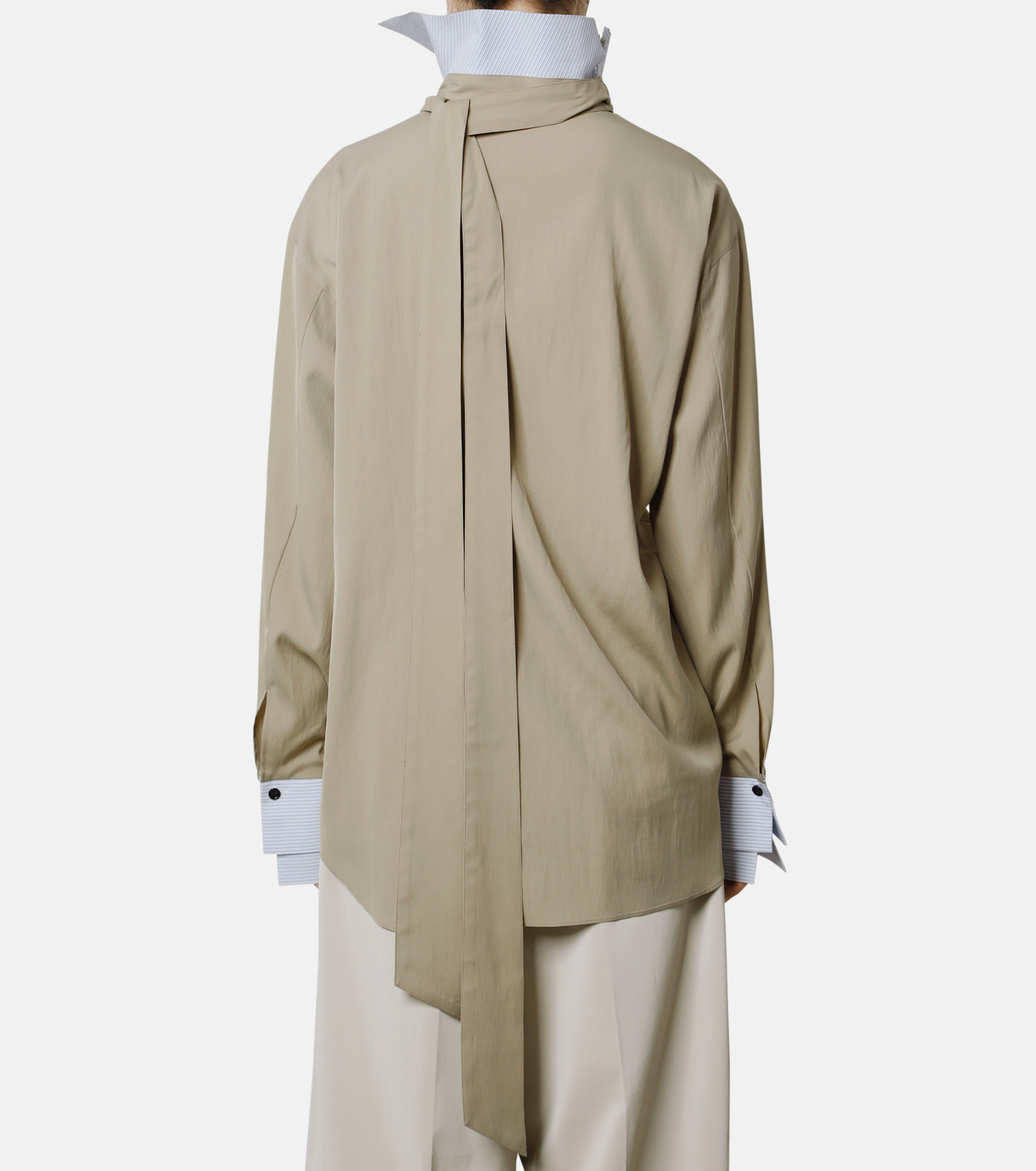 アイレネ - IRENE | Beaklike Collar Shirt-Beige-36の通販 | RESTIR  