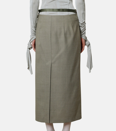 アイレネ - IRENE | Clip Band Trompeouille Skirt-Green-34の通販