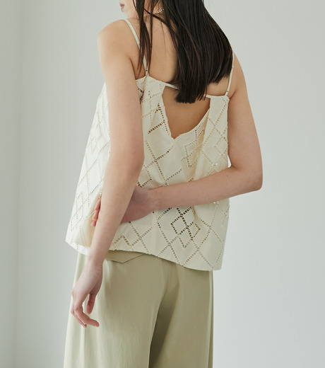 ルシェルブルー　Argile Lace Camisole ル シェル ブルー - LE CIEL BLEU | Argile Lace | RESTIR リステア
