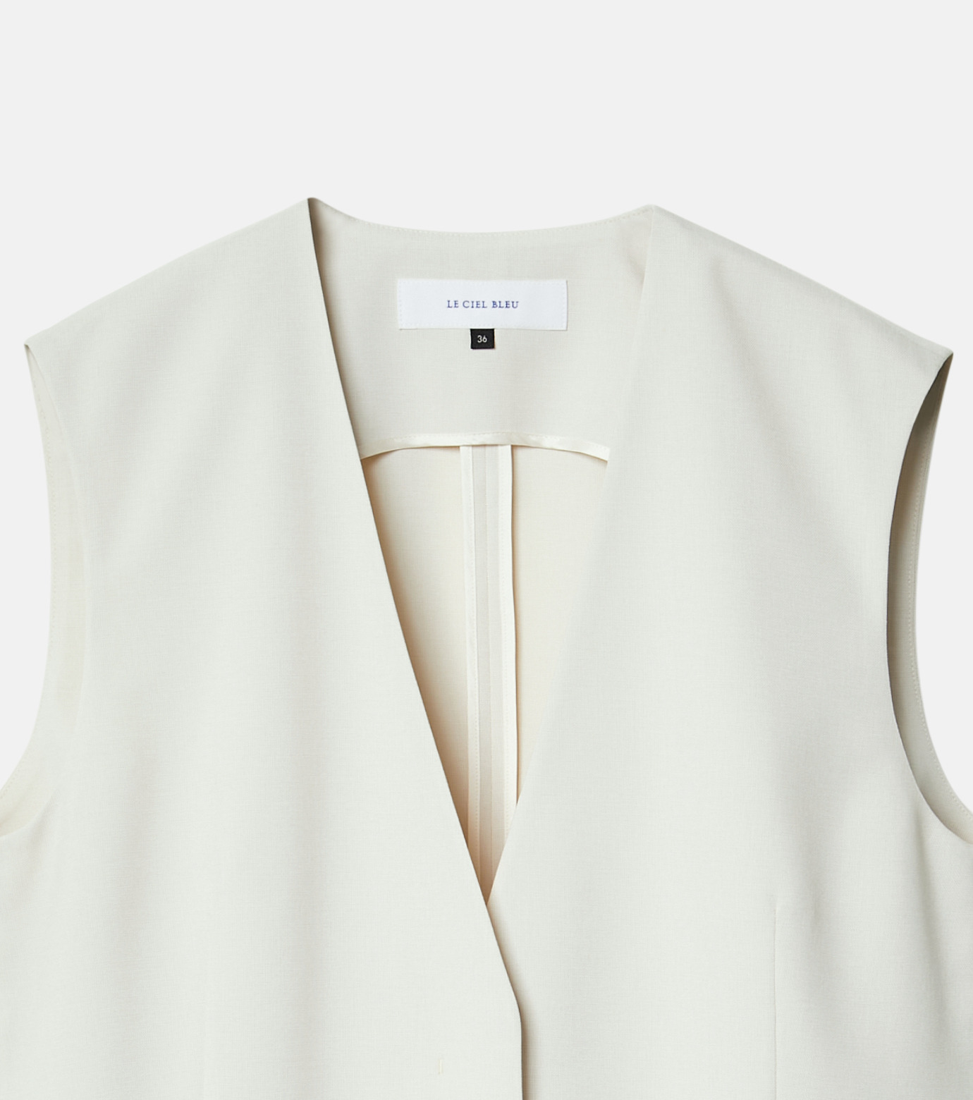 LE CIEL BLEU Lace-up Gilet