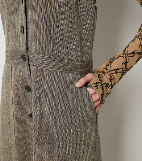 ル シェル ブルー - LE CIEL BLEU | Tweedy Back Cross Gilet