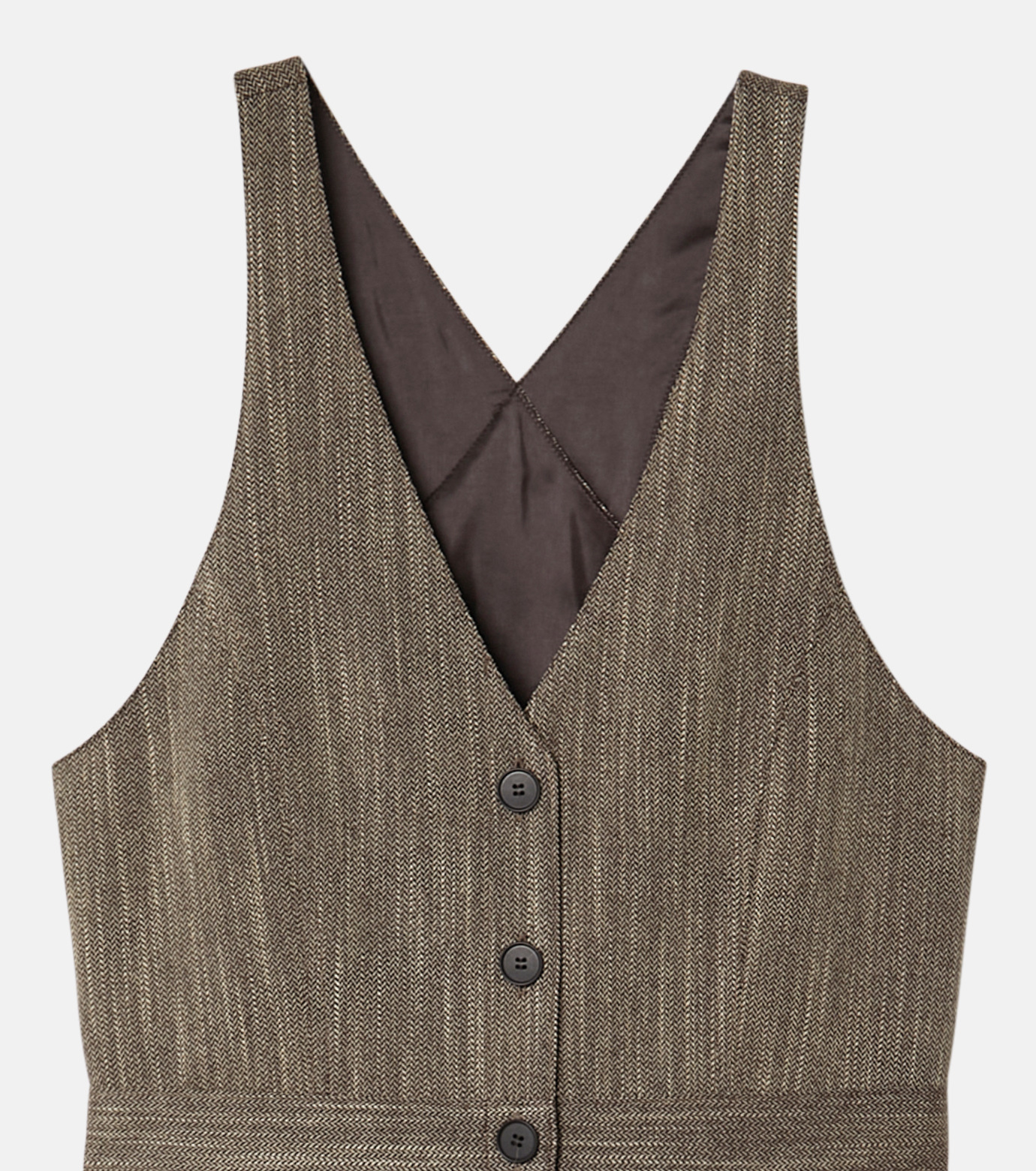 ル シェル ブルー - LE CIEL BLEU | Tweedy Back Cross Gilet