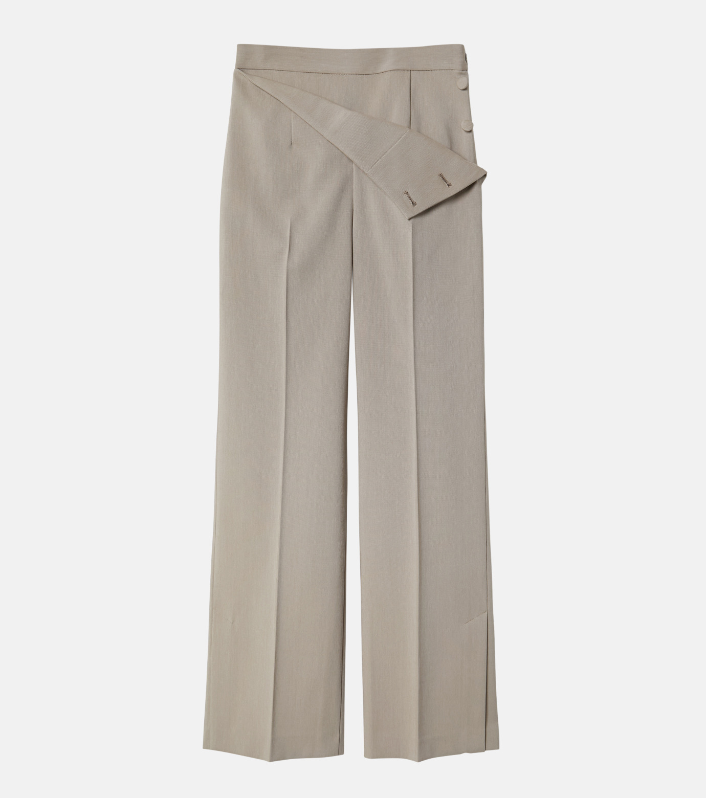 パンツ LECIELBLEU Side Folded Straight Pants LE CIEL BLEU｜サイドフォールドストレートパンツ / Side Folded