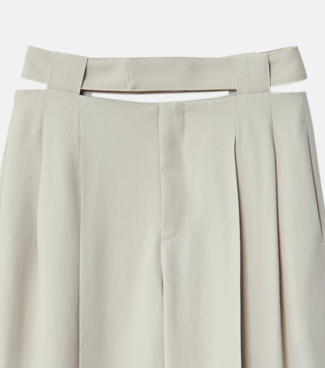 ル シェル ブルー - LE CIEL BLEU | Cut Out Waist Pants-Light