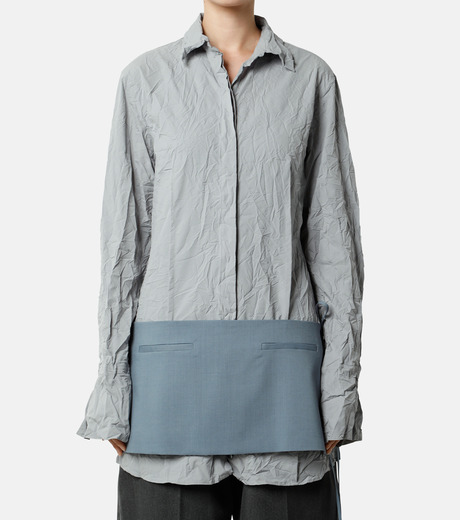 IRENE アイレネ◆ミニマル シャツ アイレネ - IRENE | Micromini Slim Shirt-White-36の通販
