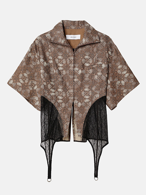 アイレネ - IRENE | Tile JQD × Lace Tops-Multi Colour-36の
