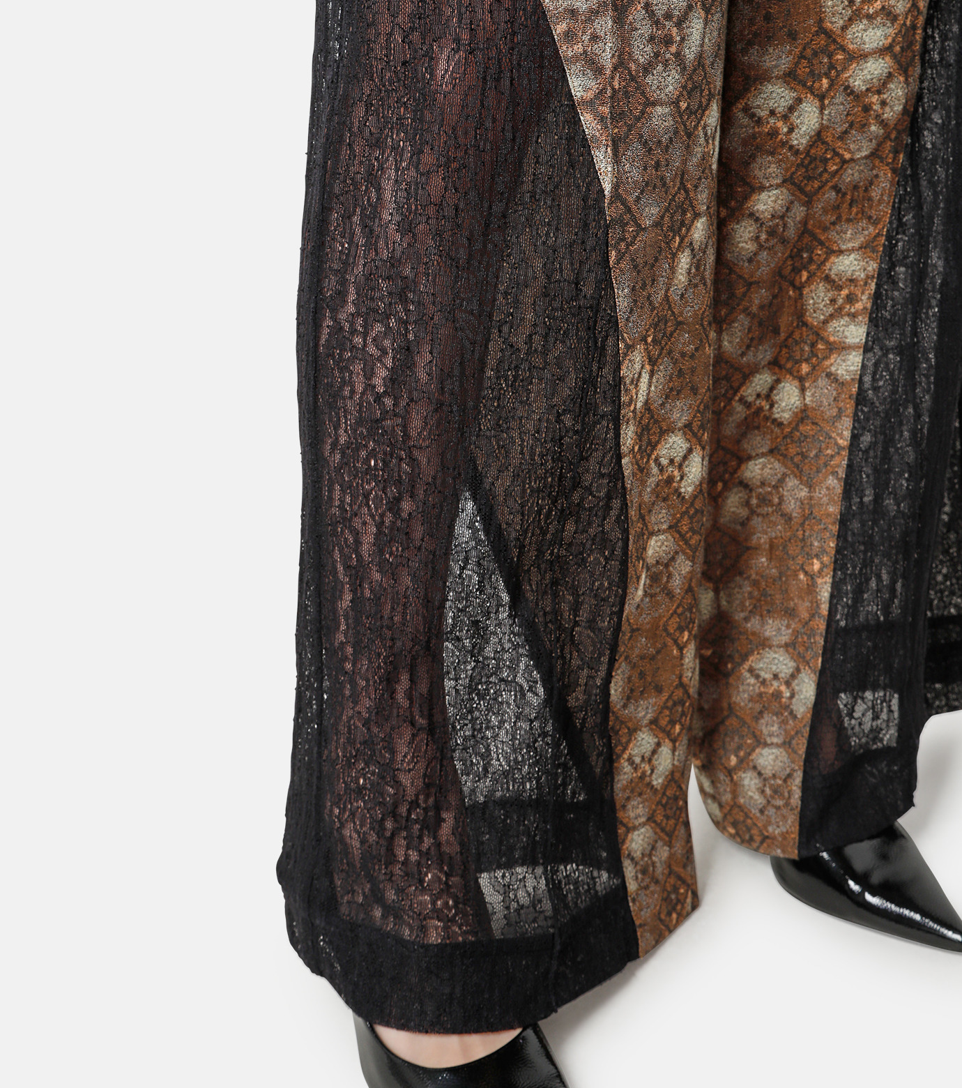 アイレネ - IRENE | Tile JQD×Lace Jumpsuit-Multi Colour-34の
