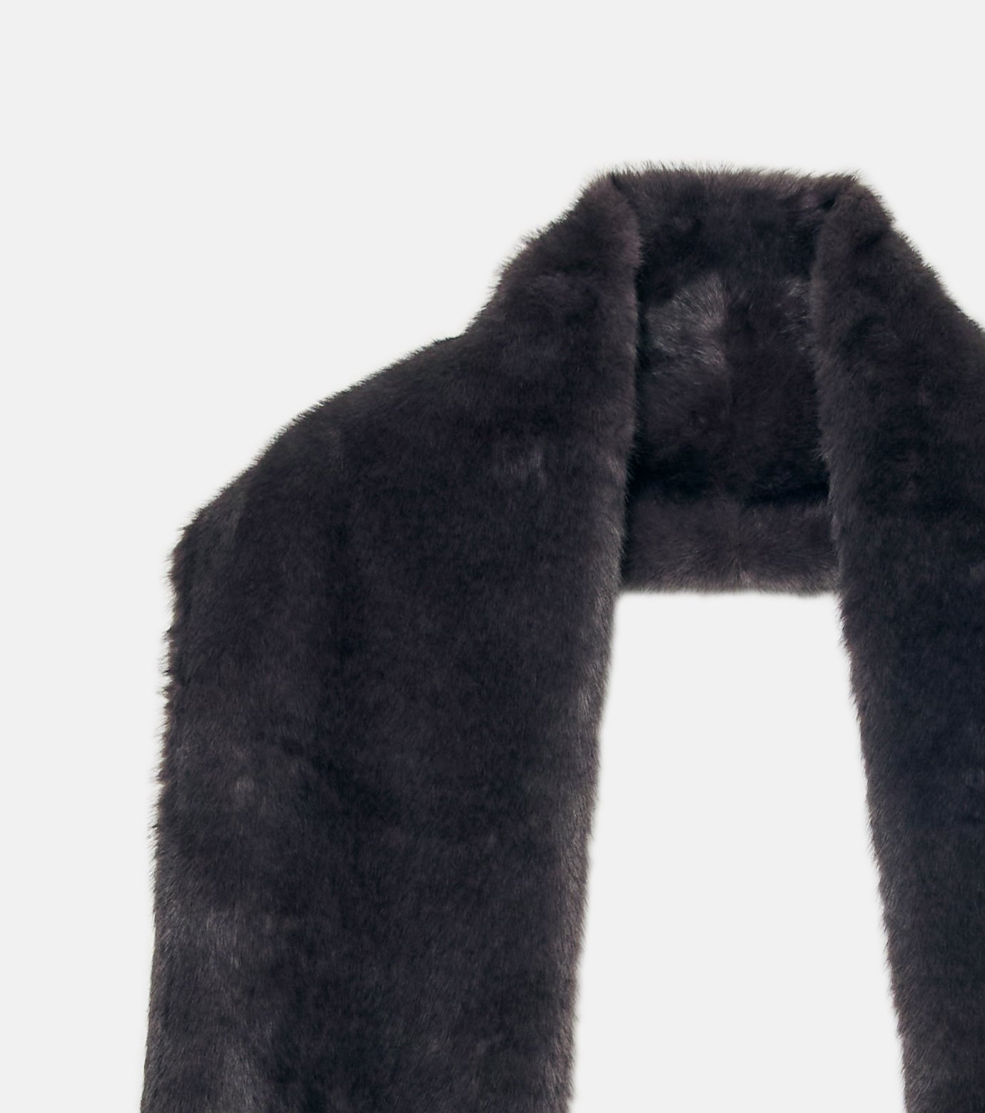 ルシェルブルー　フォックスファージレ　黒 ルシェルブルー ♡ ファーベスト 黒 ルシェルブルーフォックスファージ