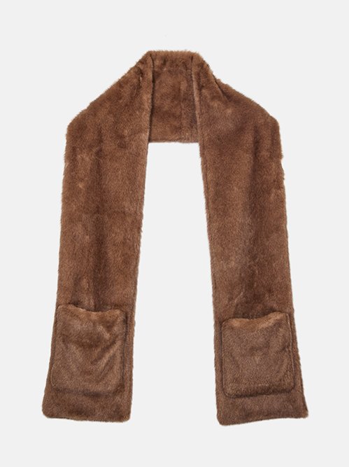 Faux Mink Scarf
