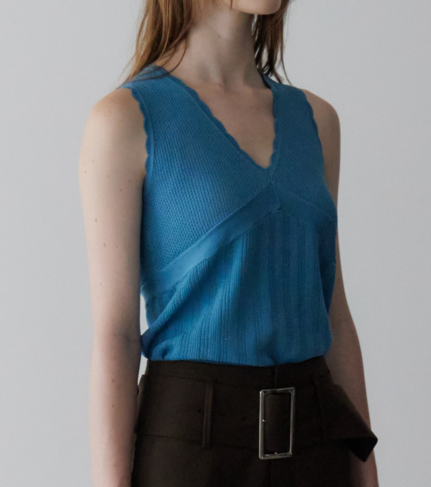 LE CIEL BLEU - 【美品】ルシェルブルー シャツ　ニットトップス　リステア　リボンニット ルシェルブルー - LE CIEL BLEU - ALL | RESTIR リステア