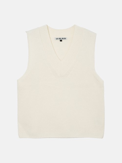 V-Neck Knit Vest