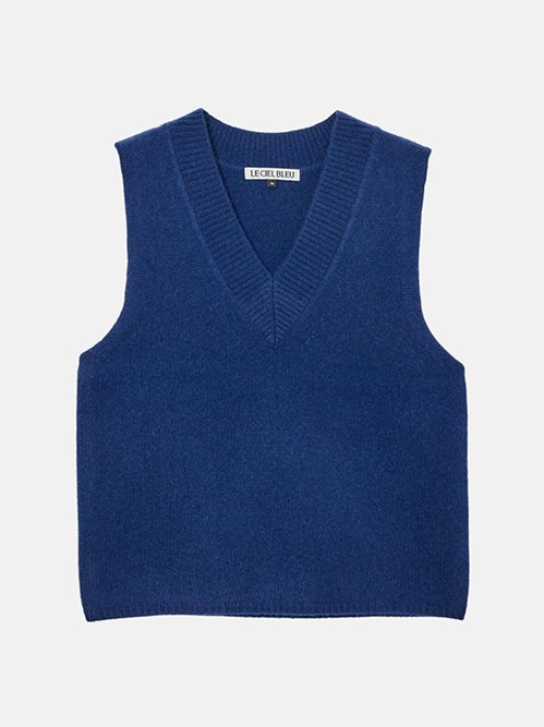 V-Neck Knit Vest
