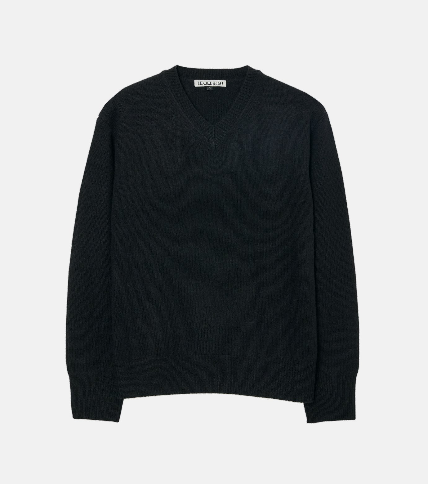 ル シェル ブルー - LE CIEL BLEU | V-Neck Knit | RESTIR リステア