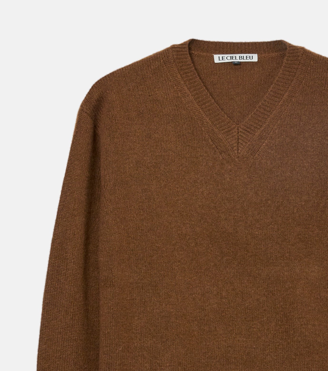 ル シェル ブルー - LE CIEL BLEU | V-Neck Knit | RESTIR リステア