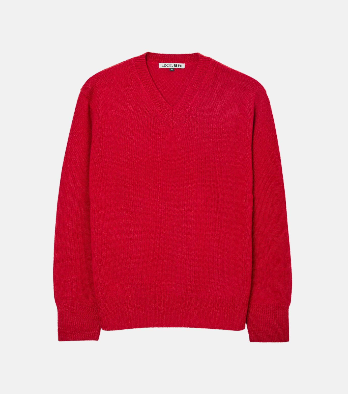 ル シェル ブルー - LE CIEL BLEU | V-Neck Knit | RESTIR リステア