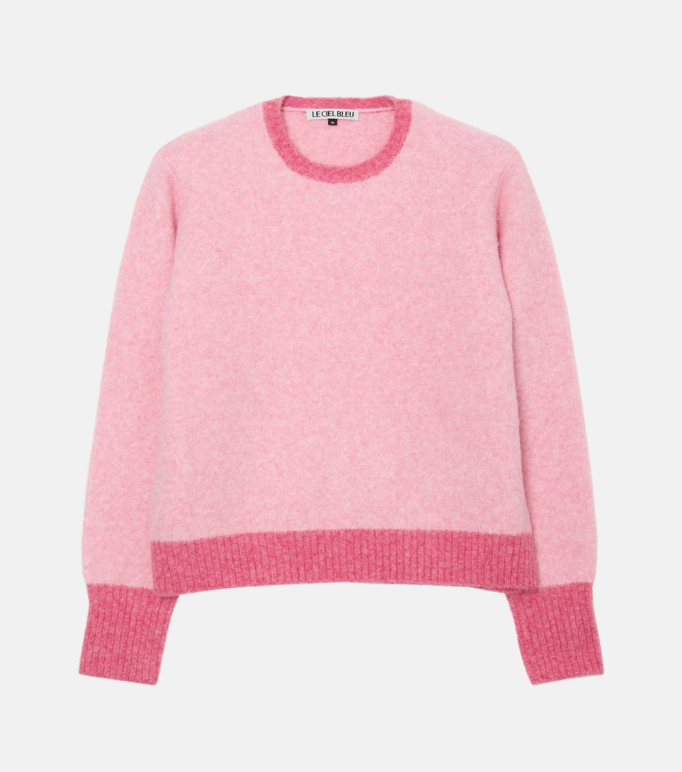 ル シェル ブルー - LE CIEL BLEU | Color-Contrast Roundneck