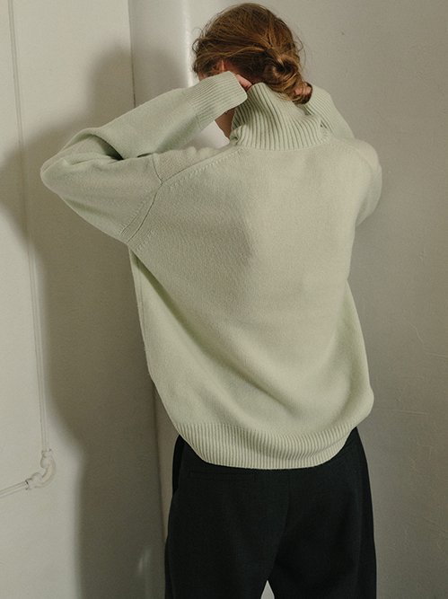 ル シェル ブルー - LE CIEL BLEU | Turtle-Neck Knit | RESTIR リステア