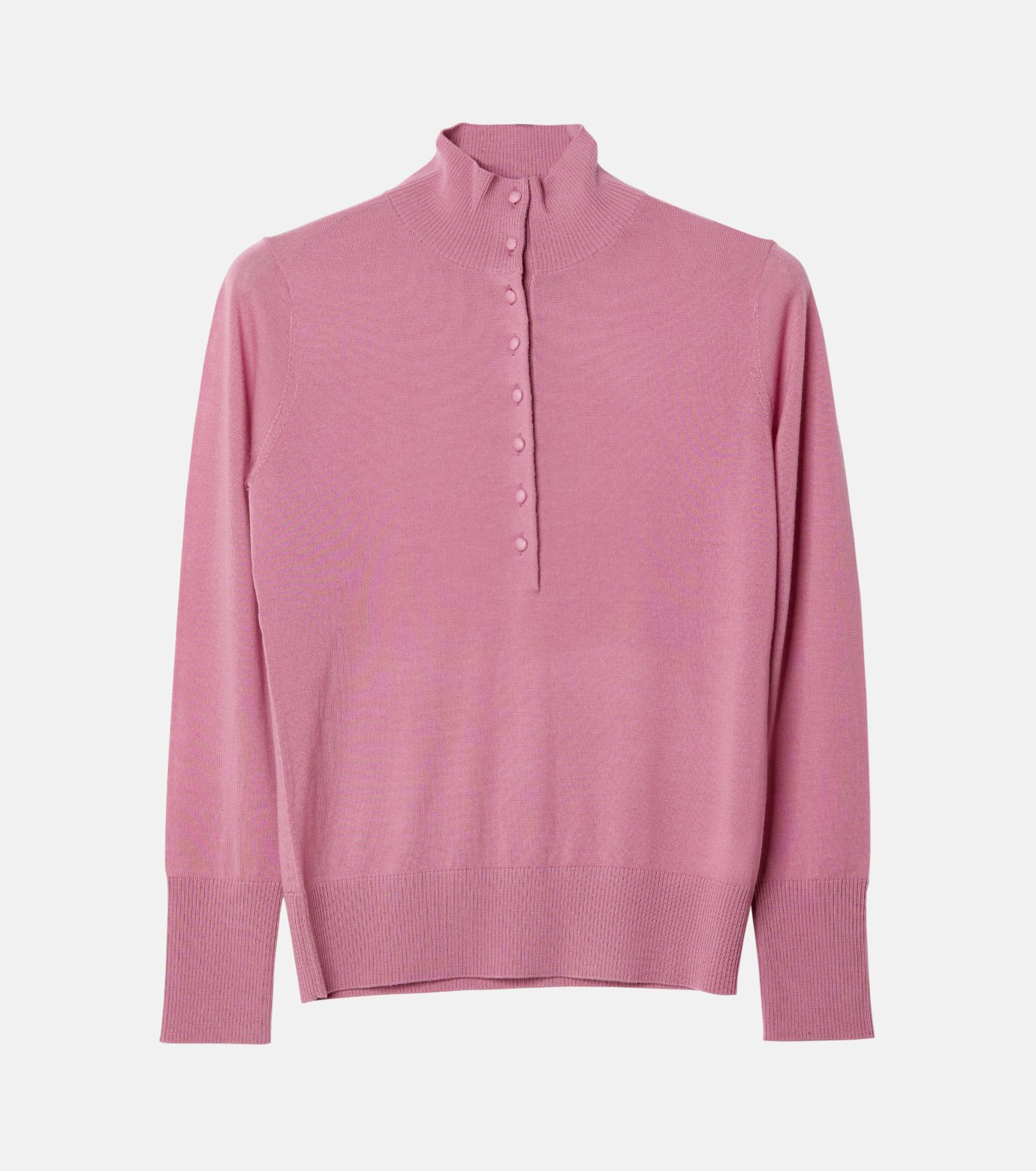 ル シェル ブルー - LE CIEL BLEU | Button-Front High Neck | RESTIR