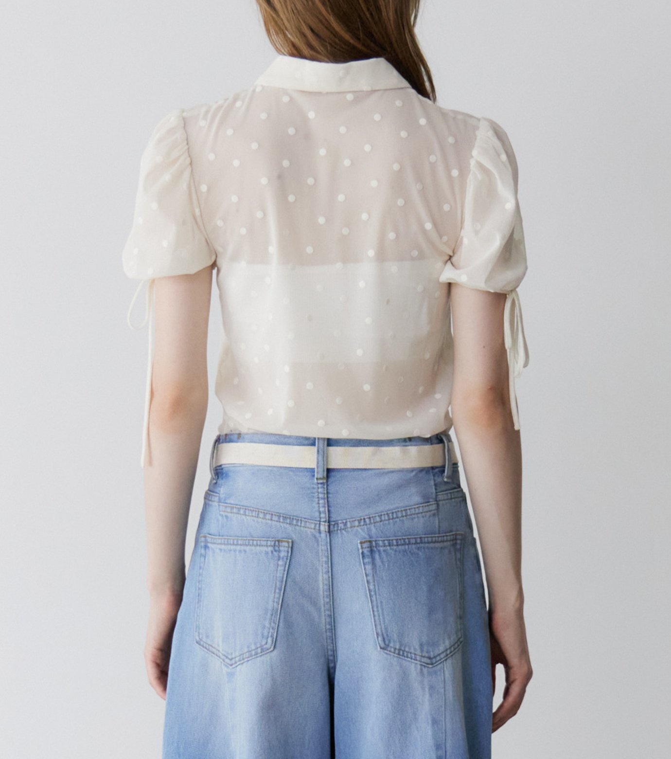 ル シェル ブルー - LE CIEL BLEU | Dot Tulle Shortsleeve
