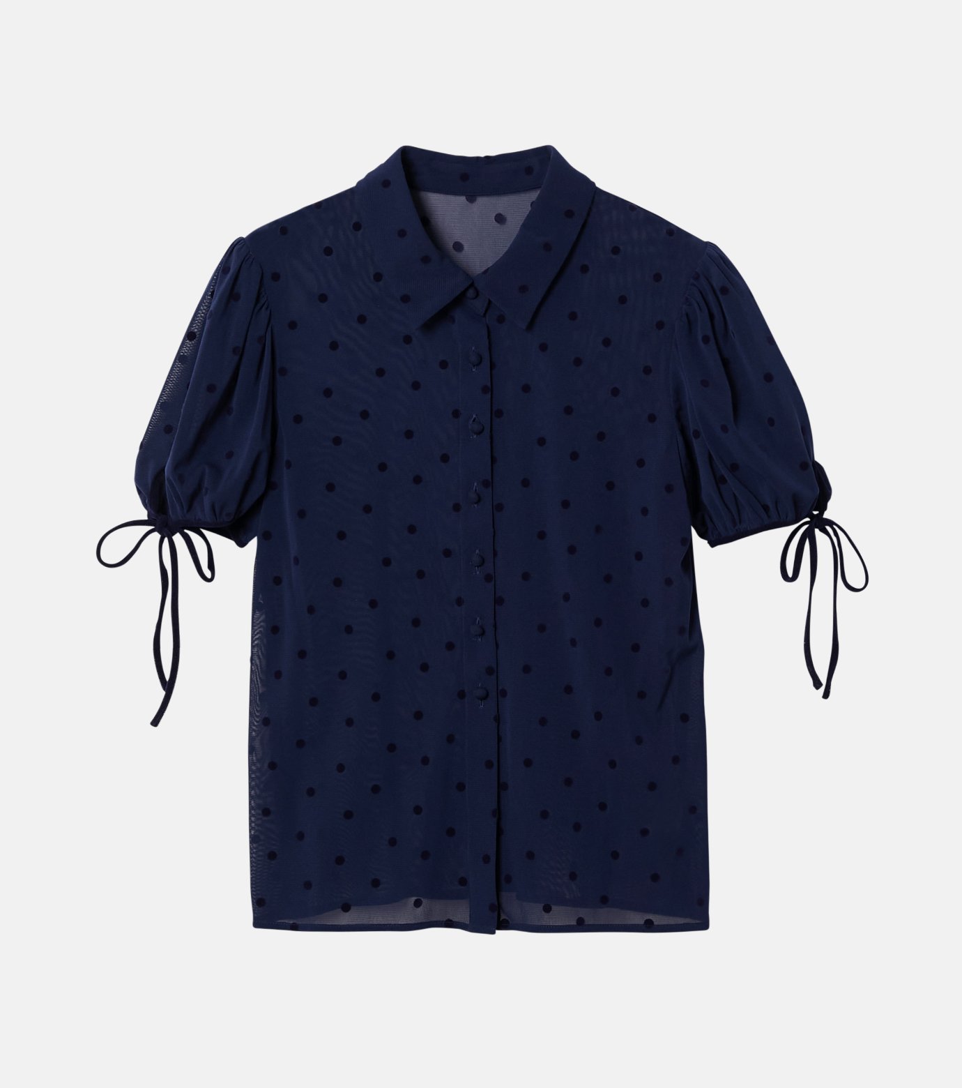 ル シェル ブルー - LE CIEL BLEU | Dot Tulle Shortsleeve