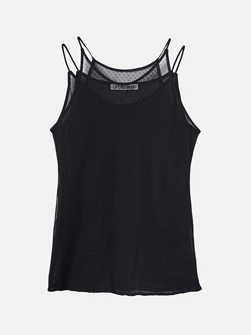 【新品】LE CIEL BLEU Lace Up Back Cami TOP LE CIEL BLEU（ルシェルブルー）の「レースアップバックキャミ