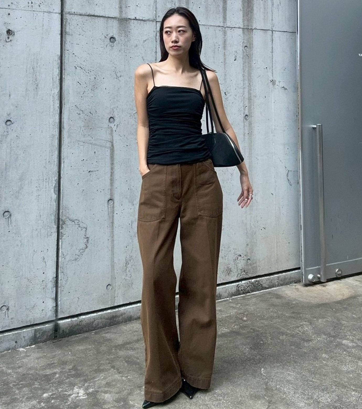ル シェル ブルー - LE CIEL BLEU | Ruched Tulle Cami | RESTIR リステア