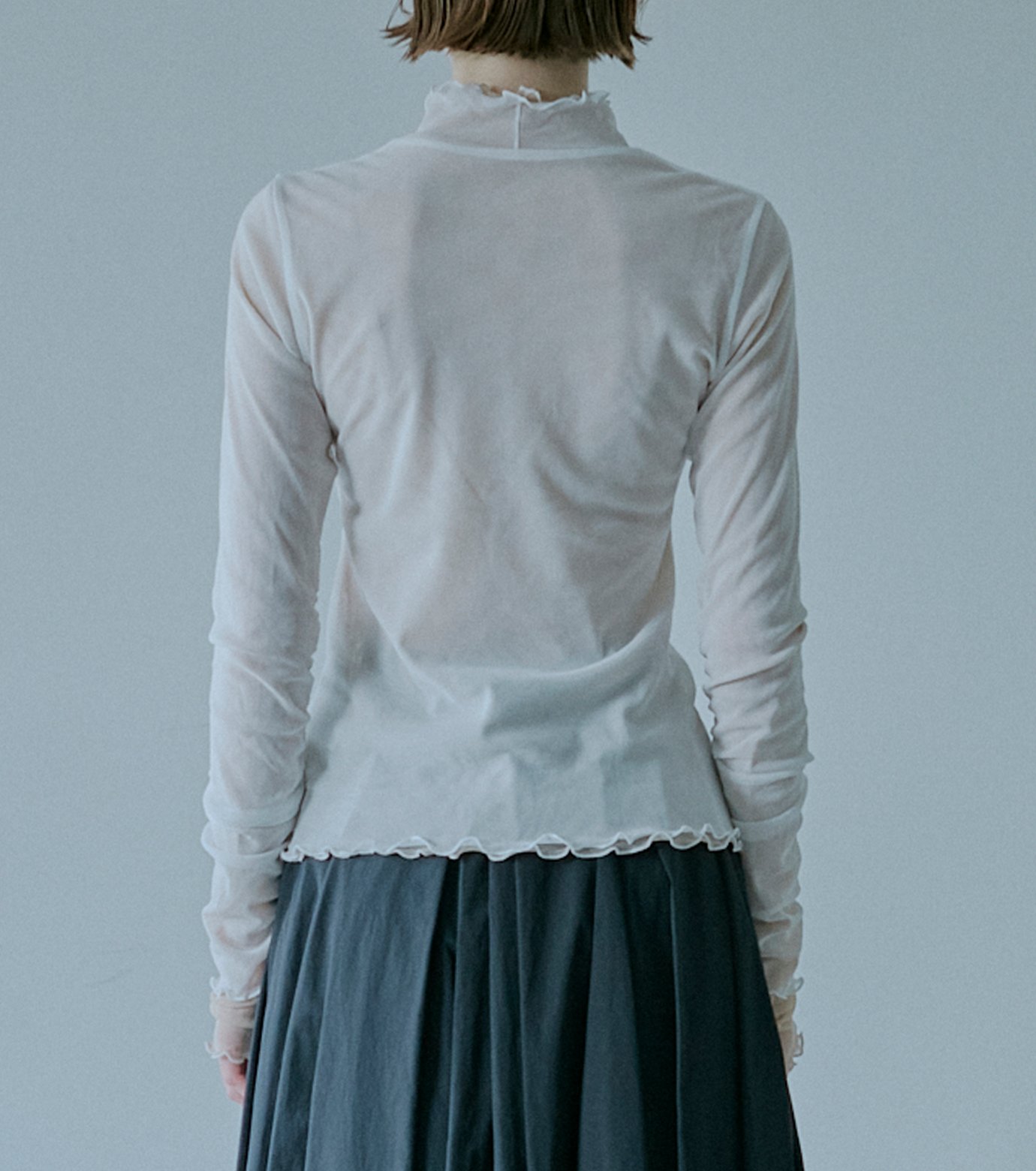 ル シェル ブルー - LE CIEL BLEU | Fitted High-neck Tulle